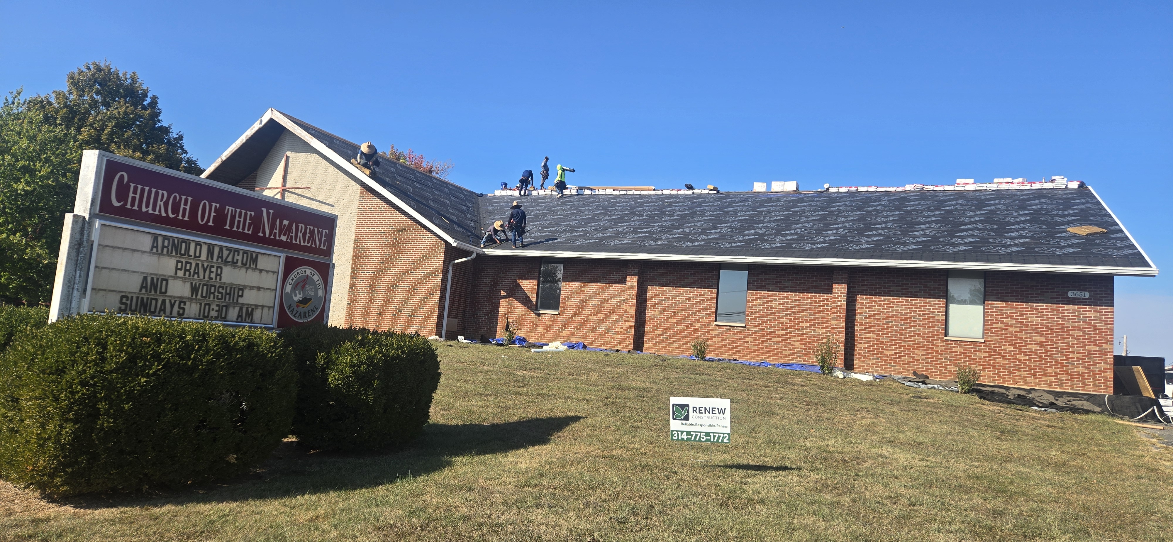 Commercial construction project